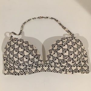 VS Black and White halter bikini 32B